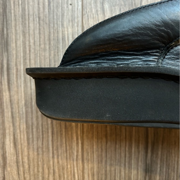 Alegria Black Leather Mules | 42 - Picture 5 of 8